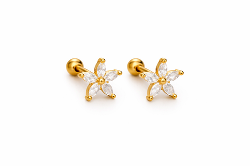 "Astra Bloom" Stud Earrings